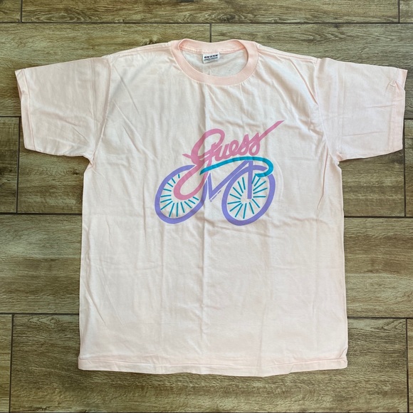 Vintage Other - Vintage 1989 GUESS Bicycle Graphic T shirt